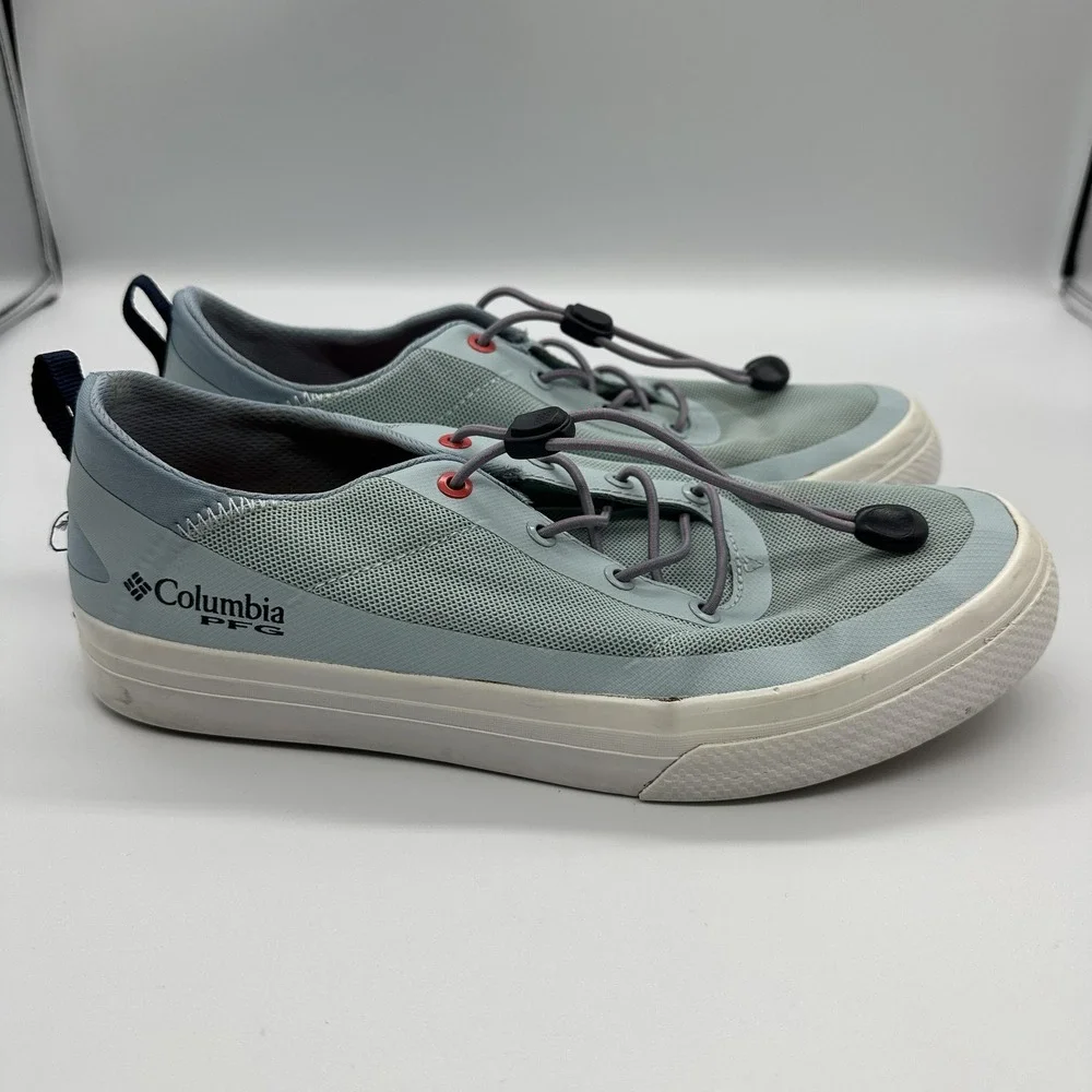 Columbia PFG Shoes Womens Size 9W Blue Mesh Water Boat Deck Sneakers BK1617-468‎